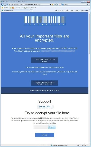    TeslaCrypt 